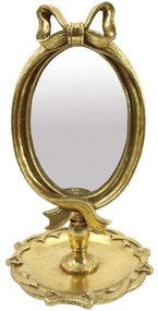 Καθρέπτης Επιτραπέζιος XL23117012 15,3x15,3x25cm Gold Oriana Ferelli® Polyresin