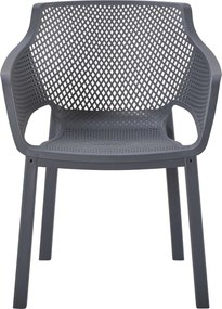 ΠΟΛΥΘΡΟΝΑ ΠΟΛΥΠΡΟΠΥΛΕΝΙΟΥ PEGGY HM6368.10 ΓΚΡΙ 60x55x79Υεκ