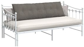 vidaXL Μαξιλάρι Πλάτης Ανοιχτό γκρι 160 x 50 cm Υφασμάτινο Κορντουρά