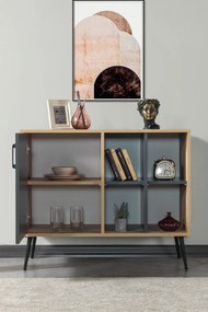 Κονσόλα Sapphire Δρυς / Ανθρακί SOFLAL 100x44x20