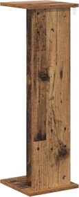 vidaXL Βάση φυτών 2 pcs Παλιό ξύλο 25 x 25,5 x 80,5 εκ.