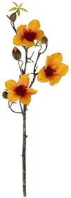 Τεχνητό Λουλούδι Kapok 21331 92cm Orange GloboStar Ύφασμα