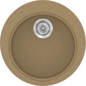 Sanitec Classic 316 (48×48) - Γρανιτένιος νεροχύτης - Metallic COFFE