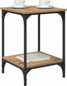 vidaXL Τραπεζάκι σαλονιού Artisan Oak 40 x 40 x 55 εκ