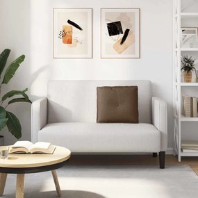 vidaXL Μαξιλάρι Πλάτης Καφέ 50 x 19 x 45 εκ ύφασμα