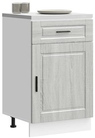 ντουλάπι βάσης κουζίνας Porto Γκρίζο Σονόμα κατασκευασμένο ξύλο