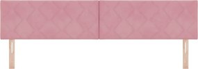 vidaXL Κεφαλάρι Ροζ 200 cm Βελούδο
