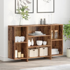 vidaXL Πλαϊνό γραφείο Παλαιό ξύλο 120 x 30 x 75 εκ Επεξεργασμένο ξύλο