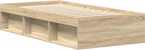 vidaXL Πλαίσιο Κρεβατιού Sonoma Δρυς 100x200 εκ.