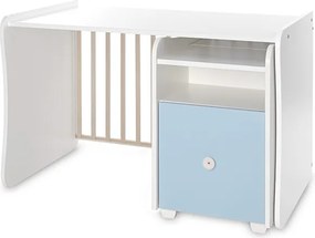 BED TREND PLUS NEW 70/160 WHITE/BABY BLUE