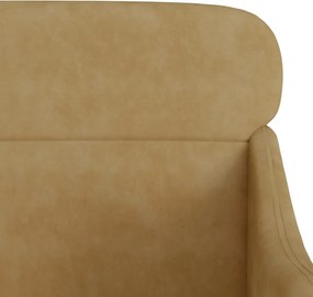vidaXL Πολυθρόνα Καφέ 63x76x80 εκ. Βελούδινη