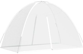 vidaXL Κουνουπιέρα Mongolia με Πόρτες 200 Δίχτυ Λευκό 200x120x130 εκ.
