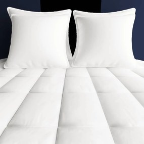 vidaXL Πάπλωμα 240 x 220 cm Χειμώνας Λευκό Αναπνεύσιμο