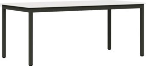 vidaXL Τραπεζαρία Λευκό 180 x 90 x 75 cm Στερεά ξυλεία πεύκου