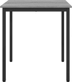 VidaXL Τραπεζαρίες 70 x 70 x 75 cm Επεξεργασμένο Ξύλο Γκρι Sonoma