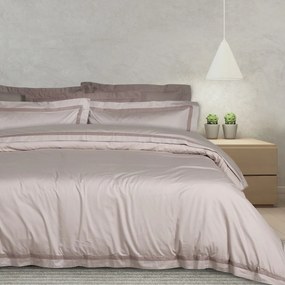 Παπλωματοθήκη Υπέρδιπλη (Σετ 220x240) Das Home Executive 1700 Taupe