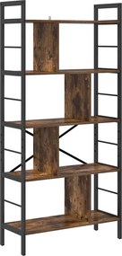 vidaXL Ράφι Βιβλίων 9 επιπέδων 75 x 30 x 156 εκ. Επεξεργασμένο Ξύλο