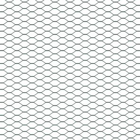 vidaXL Φράχτης Εξαγώνου Πράσινο 1,6 x 50 m PVC