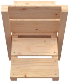 vidaXL Ξυλοθήκη 47 x 39,5 x 48 εκ. από Μασίφ Ξύλο Πεύκου