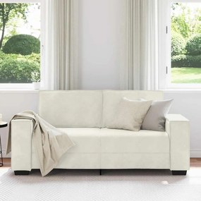 vidaXL Διθέσιος Καναπές Κρεμ 180x78x84 εκ. Βελούδο