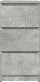 vidaXL Ντουλάπι Γκρι Σκυροδέματος 37,5x35x76 εκ. Επεξεργασμένο Ξύλο