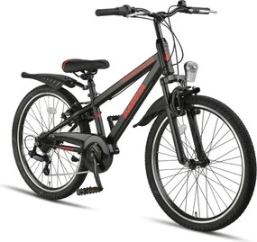 Dakota MTB 24 Inch Junior 7SP Rim Brakes Black