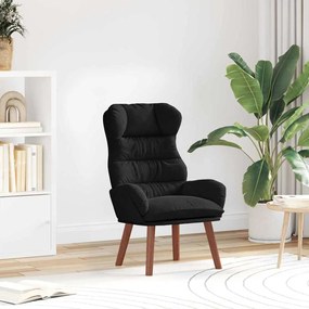 vidaXL Χαλαρωτική Πολυθρόνα Μαύρο 69 x 74 x 93 εκ. Βελούδο
