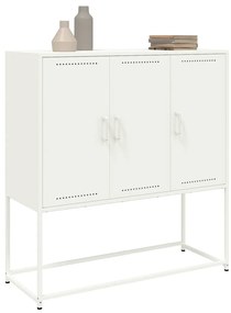 vidaXL Ντουλάπι Λευκό 100,5x39x107 εκ. Ατσάλινος