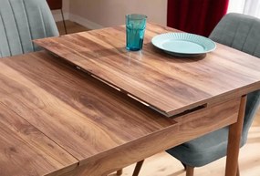 Extendable Dining Table &amp; Chairs Set (7 Pieces) Lidyana - Grey Grey