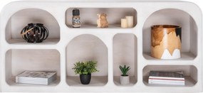 ΜΠΟΥΦΕΣ HANDYR HM9705 ΜΑΣΙΦ ΞΥΛΟ MANGO ΣΕ ΛΕΥΚΟ ΧΡΩΜΑ 165x35x75Yεκ.