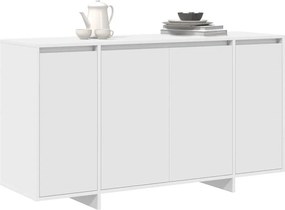 vidaXL Πλαϊνό γραφείο Λευκό 135 x 41 x 75 εκ Επεξεργασμένο ξύλο