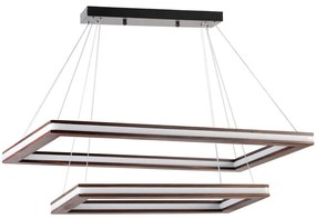 Φωτιστικό Οροφής Lux 846STL1975 70x70x80cm 2xLed 150W Walnut Opviq