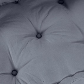 vidaXL Μοντέρνος Πουφ Γκρι 70x70x36 Ύφασμα