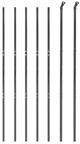 vidaXL Συρματόπλεγμα Περίφραξης Ανθρακί 2,2x10 μ. Γαλβανισμένο Ατσάλι