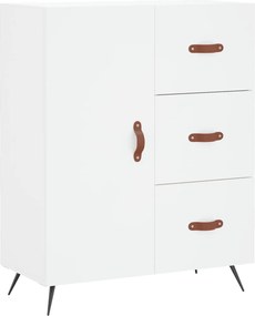 vidaXL Ντουλάπι Λευκό 69,5x34x180 εκ. από Επεξεργασμένο Ξύλο