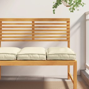 vidaXL Μαξιλάρια Παλέτας 2 τμχ Κρεμ 40 x 40 x 8 εκ. Ύφασμα Oxford.