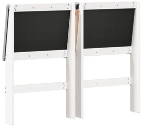 vidaXL Ταπετσαρισμένο κεφαλάρι Ανοιχτό γκρι 135 cm