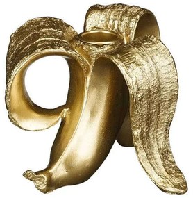 Κηροπήγιο Μπανάνα 02.1129367 10,5cm Gold Μέταλλο