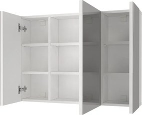 Καθρέπτης μπάνιου Base Μegapap χρώμα λευκό 90x17,1x65εκ.