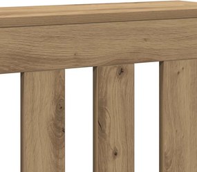 vidaXL Καπάκι Καλοριφέρ Δρυς 175 x 20 x 82 cm Επεξεργασμένο Ξύλο