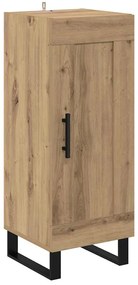 vidaXL Highboard Artisan Oak 34,5 x 34 x 180 εκ. Επεξεργασμένο ξύλο