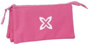 Τριπλή Κασετίνα Munich Basic Φούξια 22 x 12 x 3 cm