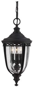 Κρεμαστό Φωτιστικό Οροφής 3xE14 Φανάρι 47cm IP44 English Bridle Elstead Lighting FE-EB8-M-BLK Μαύρο