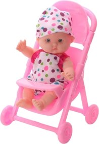 Παιδικό καροτσάκι mini με κούκλα - 0812-152 - 917428