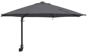 vidaXL Ομπρέλα Κήπου Ανθρακί και Μαύρο 248 x 248 x 148 εκ.