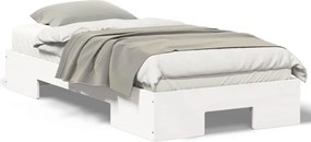 vidaXL Σκελετός Κρεβατιού Λευκό 90 x 200 cm