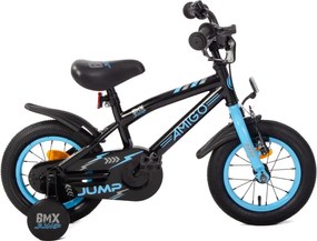 BMX Jump 12 Inch 22 cm Boys Coaster Brake BlackBlueAMIGO