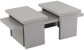 Τραπέζι Σαλονιού Sanctuary 241NRD1222 110x45x41,5cm Grey