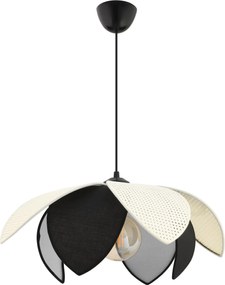 Chandelier Peony Bone Hazeran - Black Cream Black