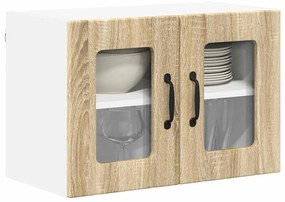vidaXL Ραφιέρα τοίχου LUCCA 2 pcs Sonoma Δρυς 60 x 31 x 40 εκ